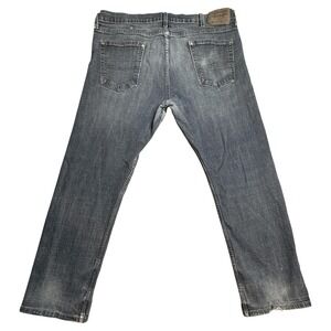 Signature Levi Strauss S57 Straight Jeans Mens 40x30 (38x29) Medium Gray Denim
